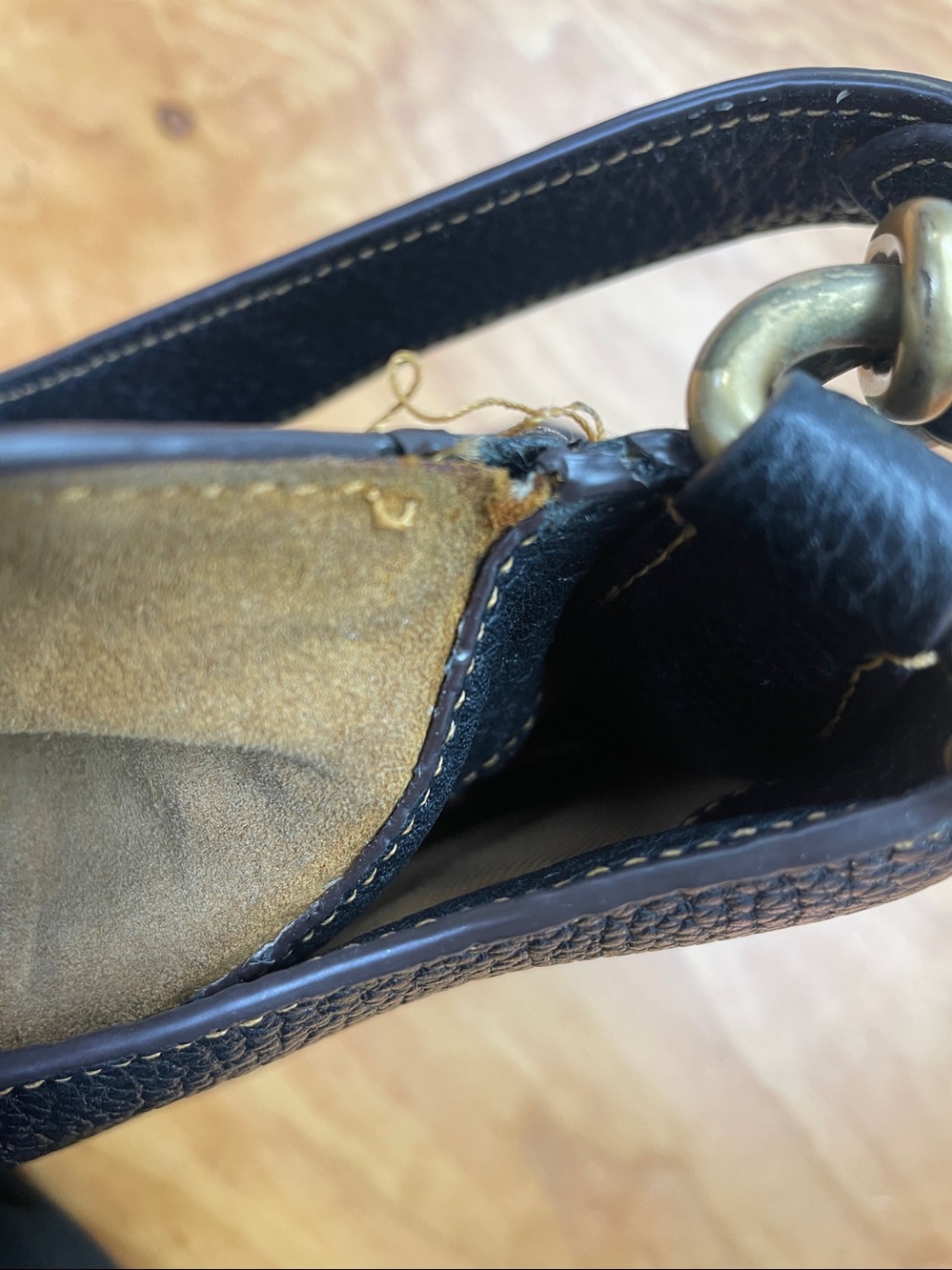 Coach 3954 pebbled leather purse - Picture 7 of 16
